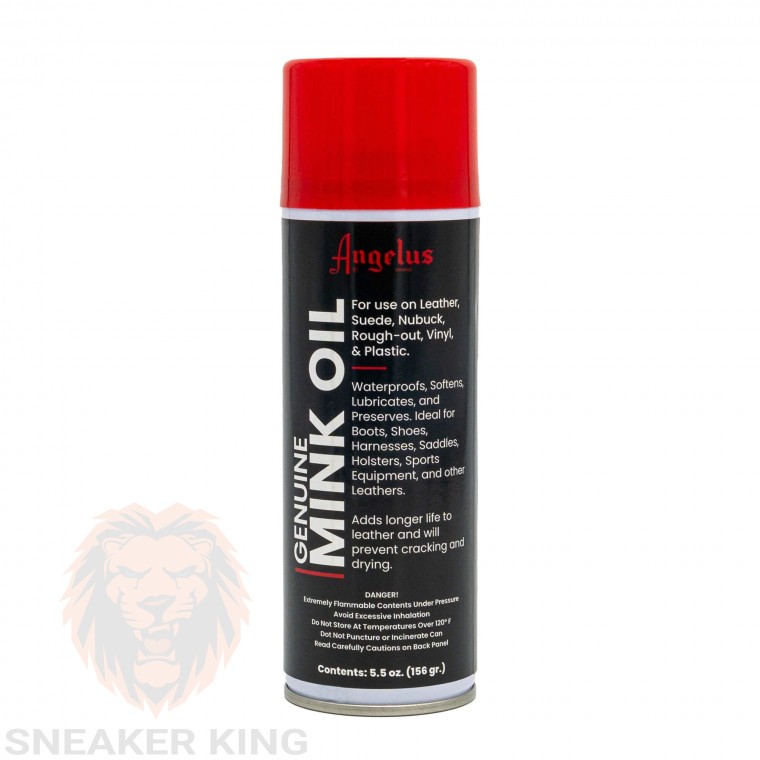 Захист від води та кондиціонер для шкіри та замші Angelus Mink oil aerosol made in USA
